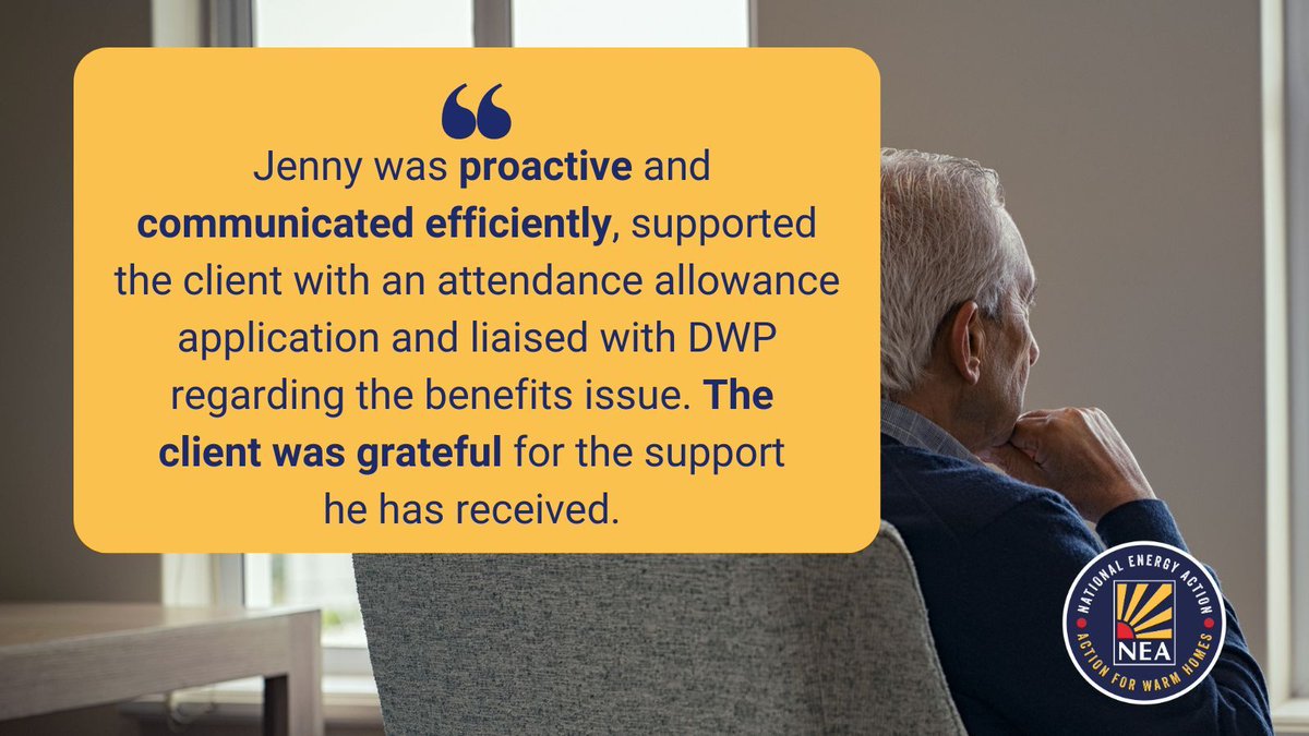 A social worker got in touch with us to thank our Benefits Adviser Jenny. We helped her client to access the benefits that he was entitled to. Billions of benefits are unclaimed each year so please get in touch with our team.