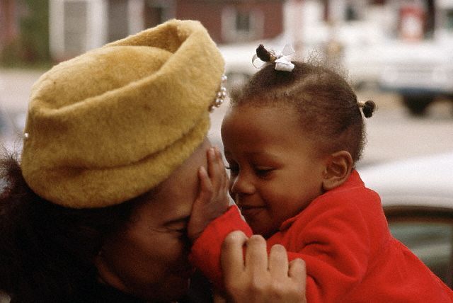 Mrs. Coretta Scott King with her youngest child, our CEO, Dr. Bernice A. King. #KingFamily #KingLegacy