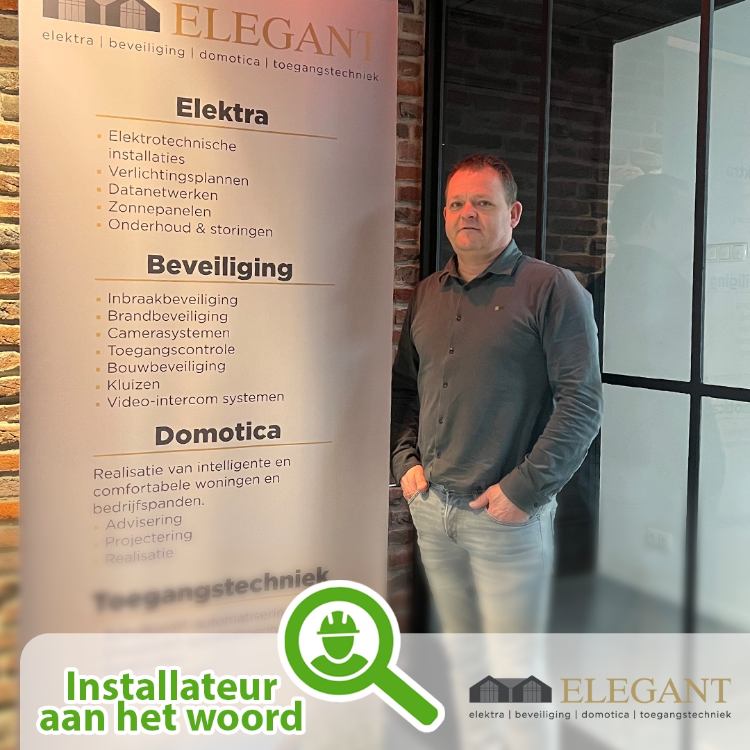𝗜𝗻𝘀𝘁𝗮𝗹𝗹𝗮𝘁𝗲𝘂𝗿 𝗥𝗼𝗯𝗯𝗲𝗿𝘁 𝗝𝗮𝗻𝘀𝗲𝗻 𝘃𝗮𝗻 𝗘𝗹𝗲𝗴𝗮𝗻𝘁 𝗮𝗮𝗻 𝗵𝗲𝘁 𝘄𝗼𝗼𝗿𝗱
Voor deze editie van 'Installateur aan het woord' mochten we op de koffie in Putten bij Elegant

Elegant BV is in 1998 opgericht door Robert Jansen. Hij is als ZZP-er begonnen o...