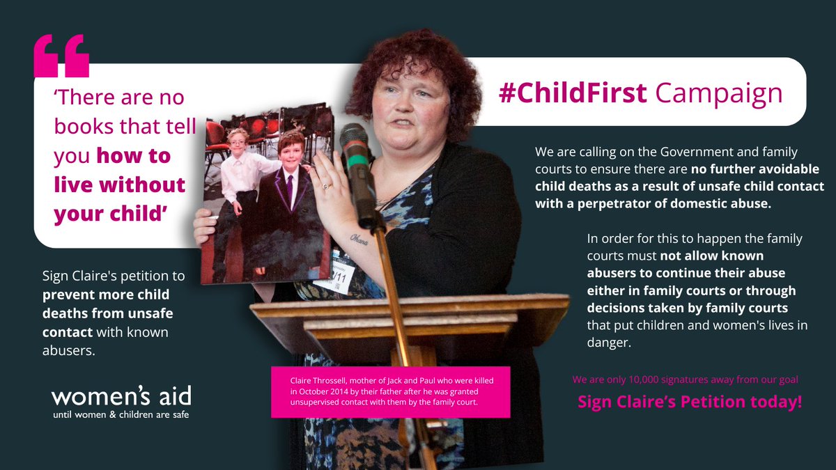 We're only 10,000 signatures away from our goal on the #ChildFirstCampaign petition. It's crucial now, more than ever, to reform the family courts. If you've signed already, share with your friends, family and colleagues.
you.38degrees.org.uk/petitions/chil…