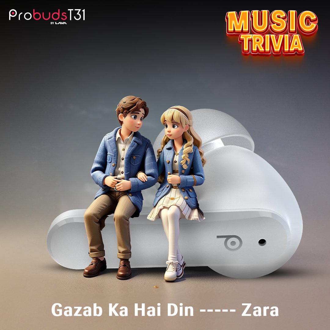 ProZone_In's tweet image. Complete the lyrics & win Probuds T31, with Bluetooth V5.3 connectivity for ultimate stability.
#ProbudsT31 #Probuds #Prozone