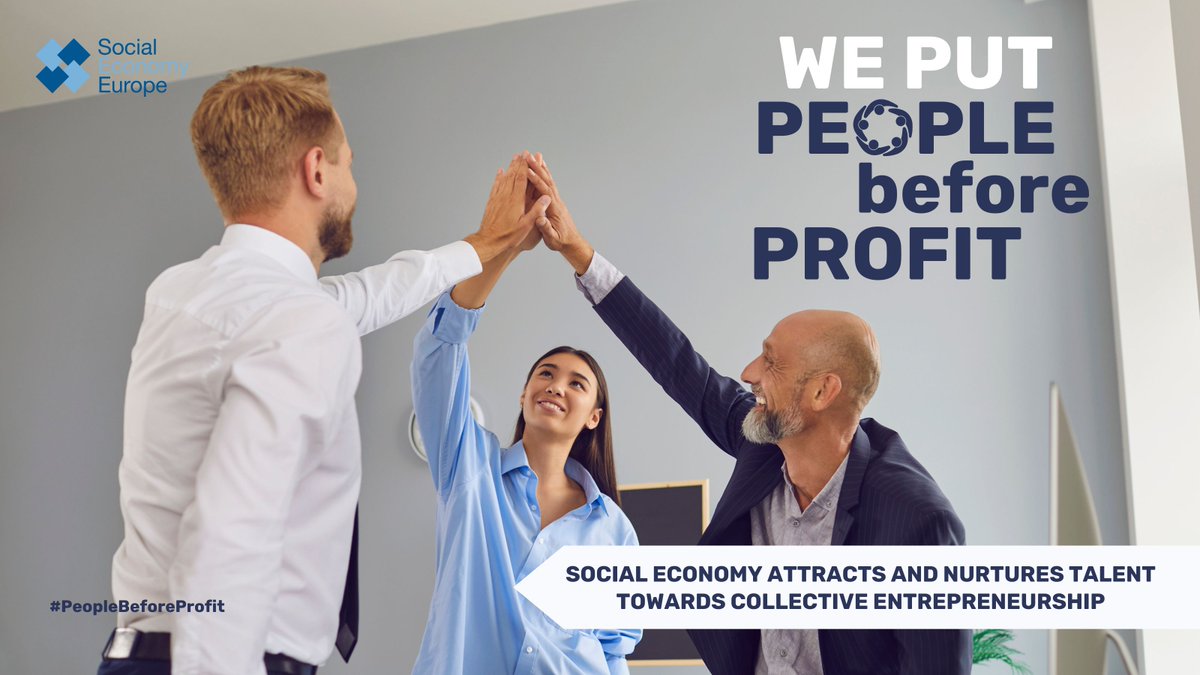 🚀#SocialEconomy fuels #entrepreneurship focused on #social #purpose &  #democracy. It provides fertile ground & supports #youngtalent, #women, #vulnerable groups & #rural #entrepreneurs. 👉SE celebrates #diversity creating an ecosystem 4 everyone to thrive. #PeopleBeforeProfit