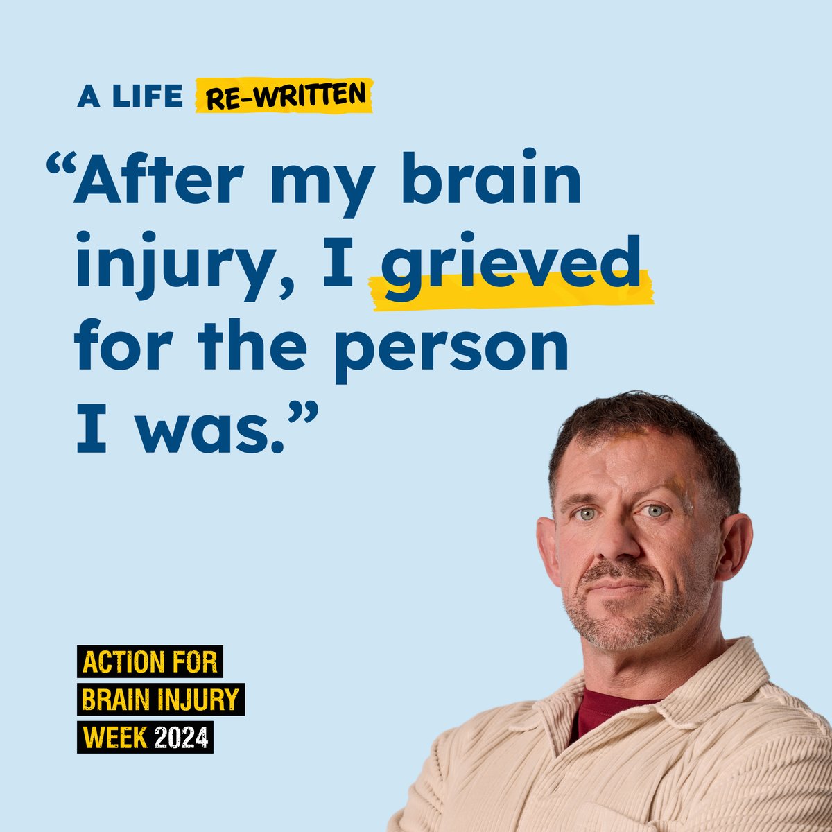 💬 'After my brain injury, I grieved for the person I was.'

This ABI Week, Headway is highlighting 'A Life Rewritten.'
Let's support each other in embracing our new paths and finding strength in our stories. 
Feel free to comment below!

#HeadwaySussex #Headway #ABIWeek
