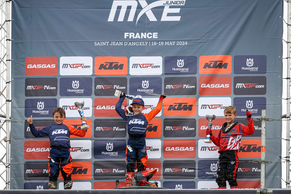 It was a challenging first round for our MXE riders in France with dry and wet conditions 💪 #MXGP #Motocross #MX #Motorsport #MXE