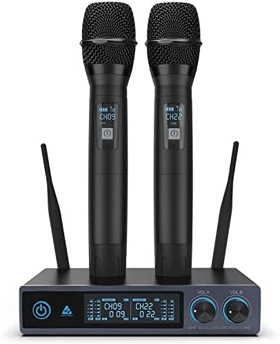 Audio Array AM-W14 Microphone | 2 XLR Outs & 1/4'' Mix Out | Range up to 200ft/60m | Karaoke #dual #wireless #microphone #karaoke #system #highquality #bestseller #tech #product #business
