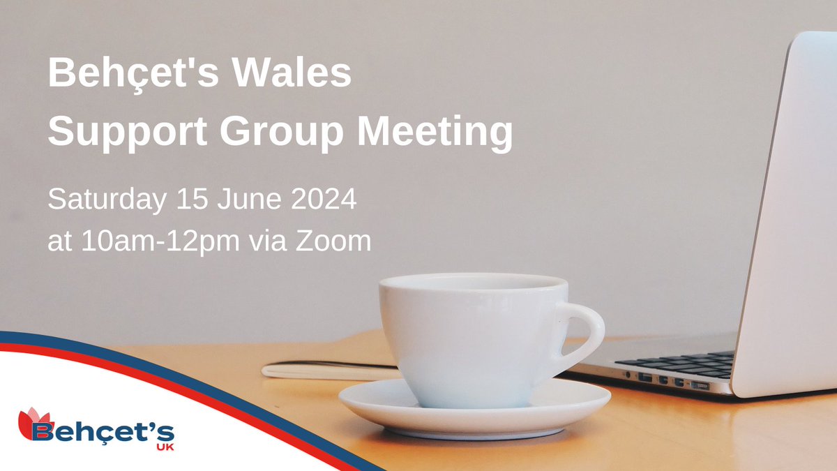 Behçet's UK (@behcetsuk) on Twitter photo 📢 SUPPORT GROUP MEETING THIS SATURDAY 📢
Don't forget, trustee Rachael Humphreys is hosting a Zoom support group meeting for those affected by #Behcets in Wales this Saturday 15 June at 10am.
To join, please email info@behcetsuk.org by 12pm midday tomorrow (Fri 14 June). 📢 SUPPORT GROUP MEETING THIS SATURDAY 📢
Don't forget, trustee Rachael Humphreys is hosting a Zoom support group meeting for those affected by #Behcets in Wales this Saturday 15 June at 10am.
To join, please email info@behcetsuk.org by 12pm midday tomorrow (Fri 14 June).