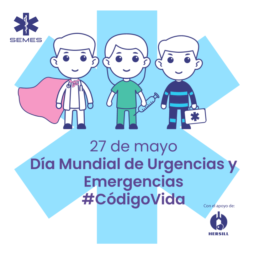 SEMES_'s tweet image. 🫀 #CódigoVida

Una iniciativa que nace de la importancia de visibilizar las #urgencias, #emergencias y a todos sus profesionales

#orgullodeurgenciólogo #27M #díamundialurgenciasyemergencias
