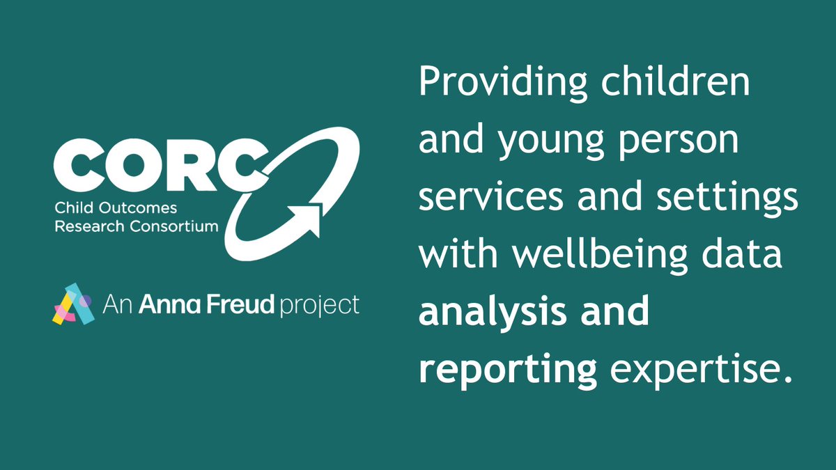 Aligned with the recently released manifesto by @AFNCCF, within CORC's various services, we can support all organisations to demonstrate evidence and findings with our expert data analysis service 👇🏾 orlo.uk/ehcAv (Anna Freud 5 point plan orlo.uk/DJjJo)