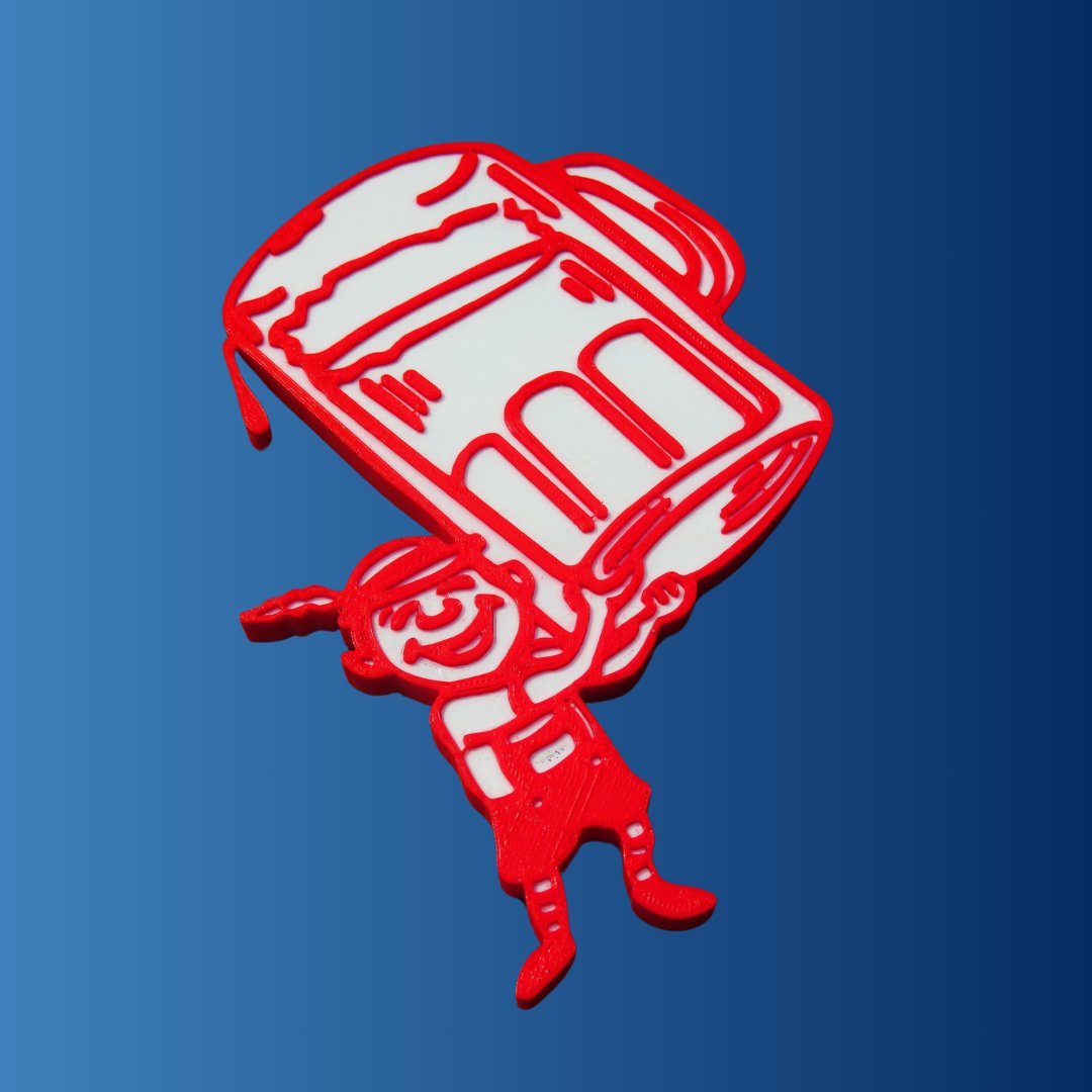PrintPlace3DP's tweet photo. Who says company logos have to be dull? With our 3D printing expertise, we give logos a vibrant, dimensional twist. Check out how we brought this carnival icon to life with height and texture. https://t.co/e4ZTXZnMI2