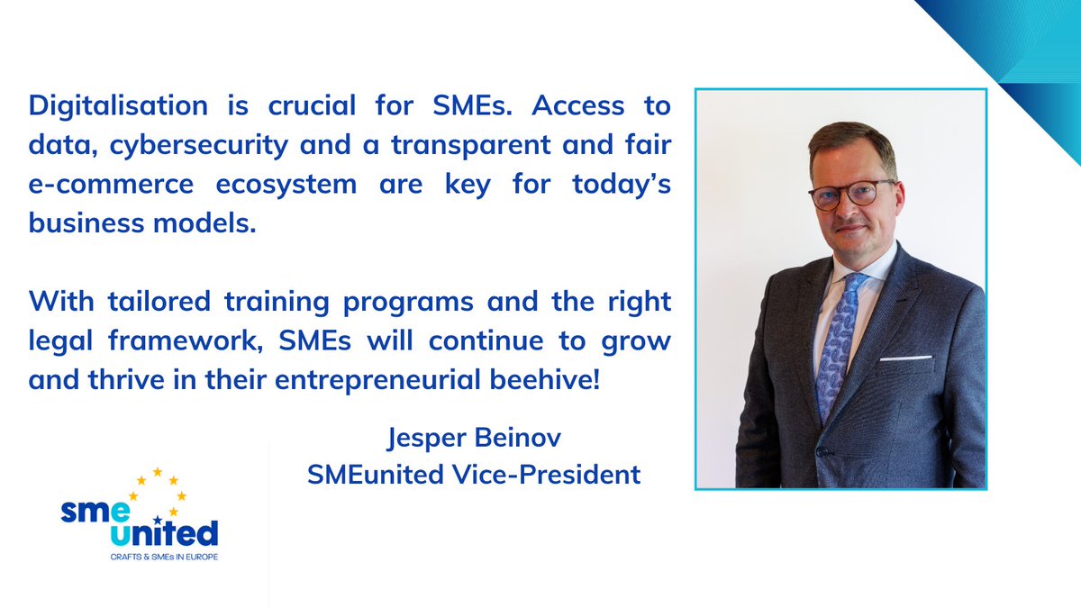 🐝 Let's create the right beehive for #SMEs in Europe!
➡ Check out our proposals: smeunited.eu/publications/s…

#SMEs4Europe #EUelections24 #UseYourVote