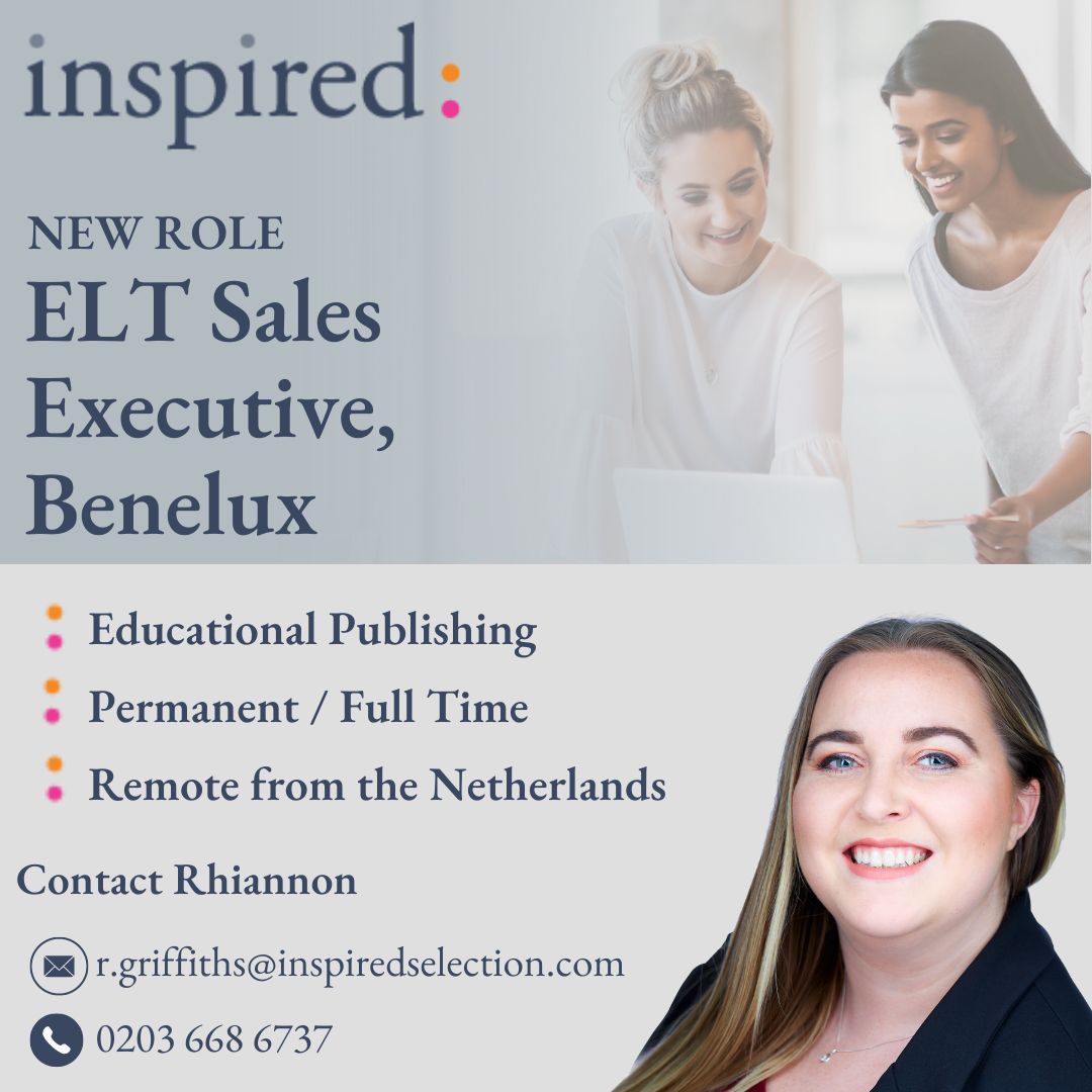 An exciting opportunity has arisen to join an internationally renowned educational publisher. With offices around the globe, our client is looking to appoint a Sales Executive to drive their sales within their ELT Europe Sales team. inspiredselection.com/jobs/jo0000015…