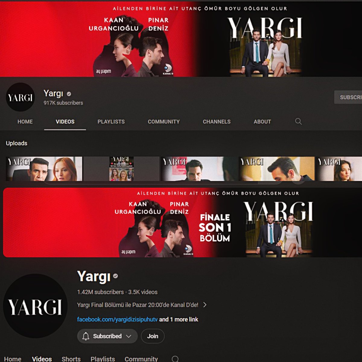 #yargi youtube channel edited it's header🥀