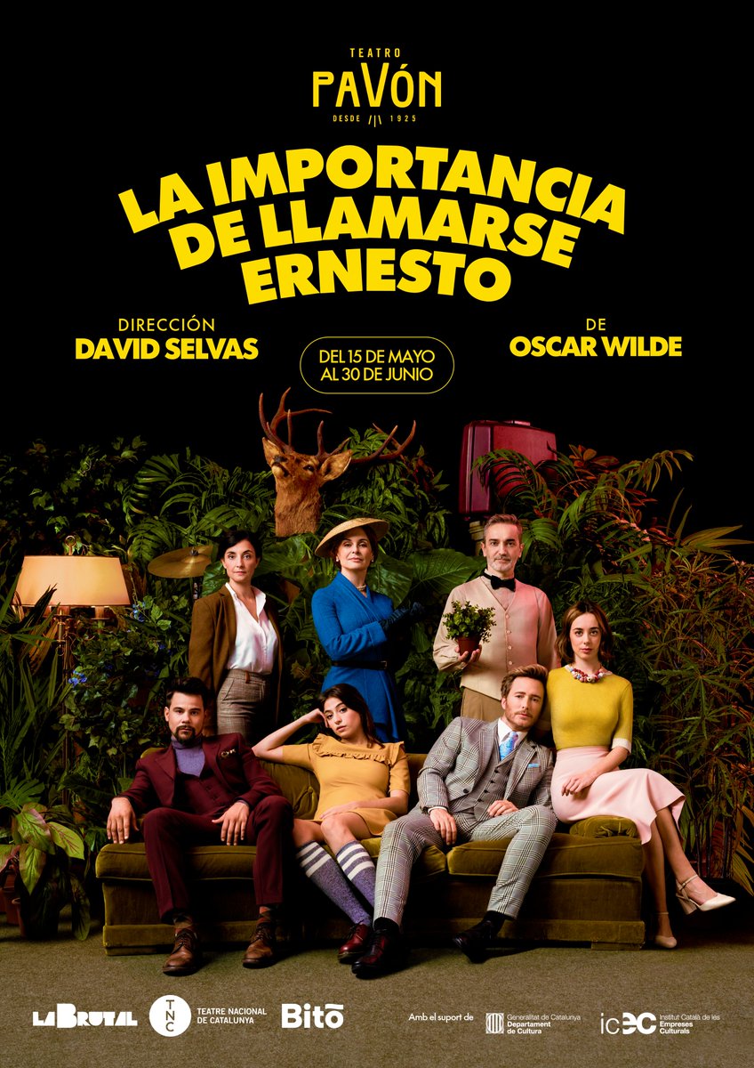 Hemos visto 'La importancia de llamarse Ernesto' de @David_Selvas y protagonizada por @SilviaMarso en el @ElPavonTeatro de Madrid locosxlosespectaculos.com/criticas-teatr… #laimportanciadellamarseernesto #oscarwilde #teatropavon