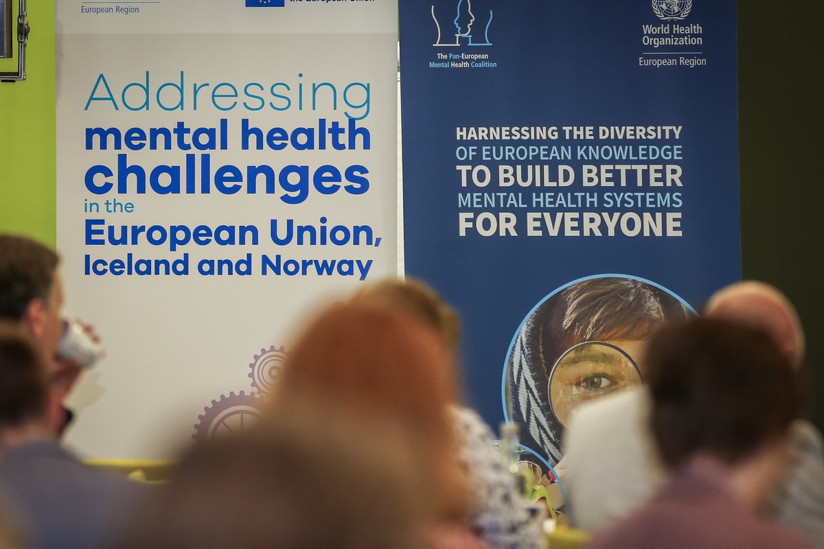 More than 125M people in the WHO/Europe Region are dealing with #MentalHealth challenges. Over the next 2 days we are working w/ @JA_ImpleMental, experts, and people with lived experience to find solutions: bit.ly/4atf5Bm