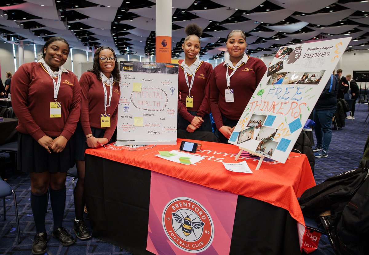 🏟️#PLInspires at @wembleystadium 🏟️ Students from Ellen Wilkinson School for Girls recently represented us at The @premierleague Inspires Challenge programme, which focused on mental health. Find out more about their project here 👉 bit.ly/3QWxU95