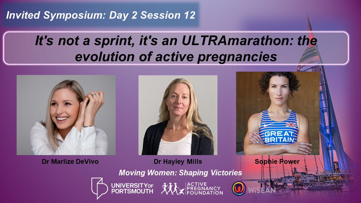 Women in Sport and Exercise Conference 2025 (@wiseconf) on Twitter photo 📢Our final symposium announcement is for "It's not a sprint, it's an ULTRAmarathon: the evolution of active pregnancies" and will be with our conference partners <a href="/PregnancyActive/">ActivePregnancyFoundation</a>
@Marlizedv <a href="/drhbomb/">Dr Hayley Mills</a> <a href="/ultra_sophie/">Sophie Power</a> 📢Our final symposium announcement is for "It's not a sprint, it's an ULTRAmarathon: the evolution of active pregnancies" and will be with our conference partners <a href="/PregnancyActive/">ActivePregnancyFoundation</a>
@Marlizedv <a href="/drhbomb/">Dr Hayley Mills</a> <a href="/ultra_sophie/">Sophie Power</a>
