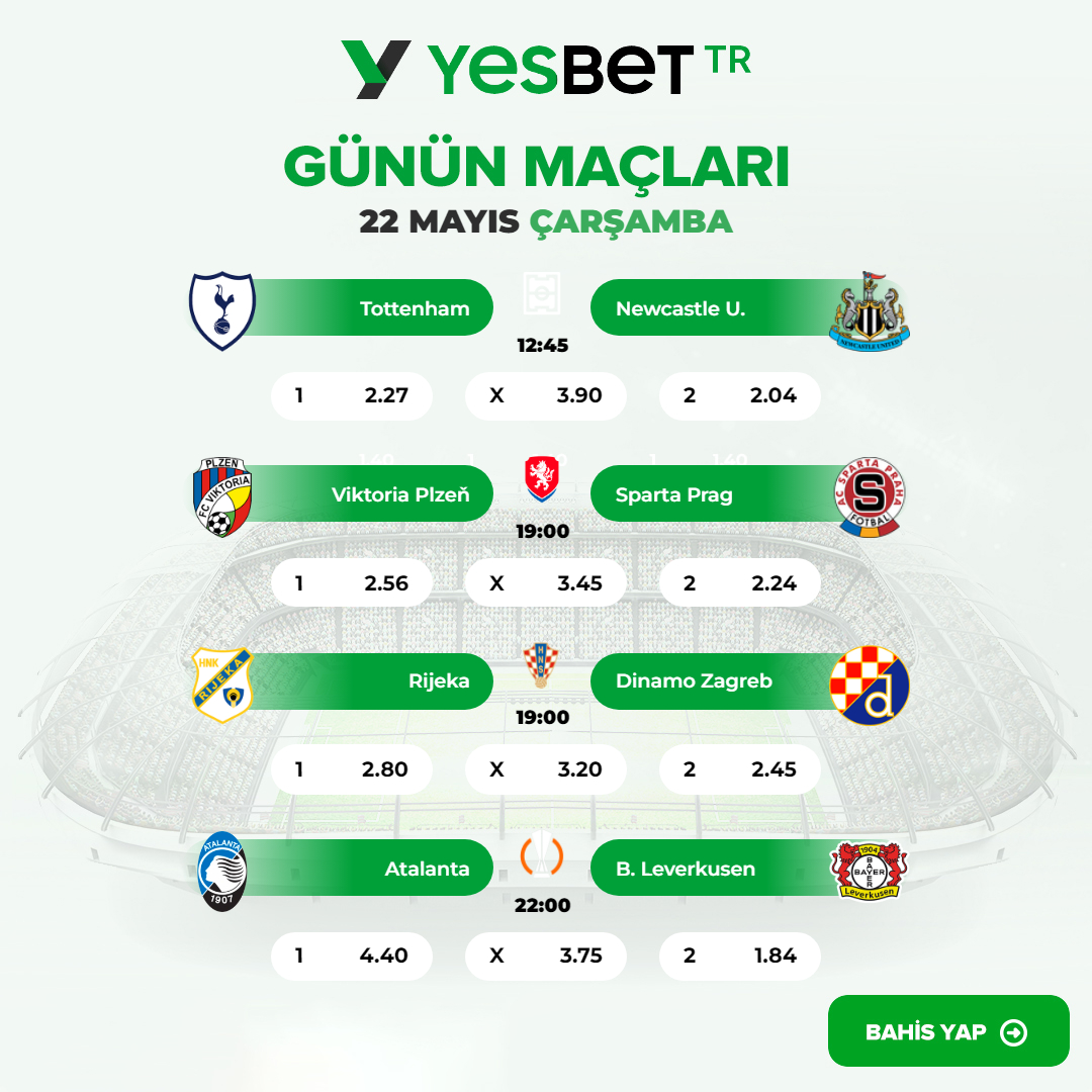 ResmiYesbet's tweet photo. ⚽️ Yesbet Günün Maçları

✅%15 Çevrimsiz Üst Limitsiz Spor Bonusu
✅%25 Spor Kayıp Bonusu
✅3000 TL Hoşgeldin Bonusu

➡️YÜKSEK ORANLAR ve ARTTIRILMIŞ ÖZEL ORANLAR
 
#yesbet #yesbetgiris