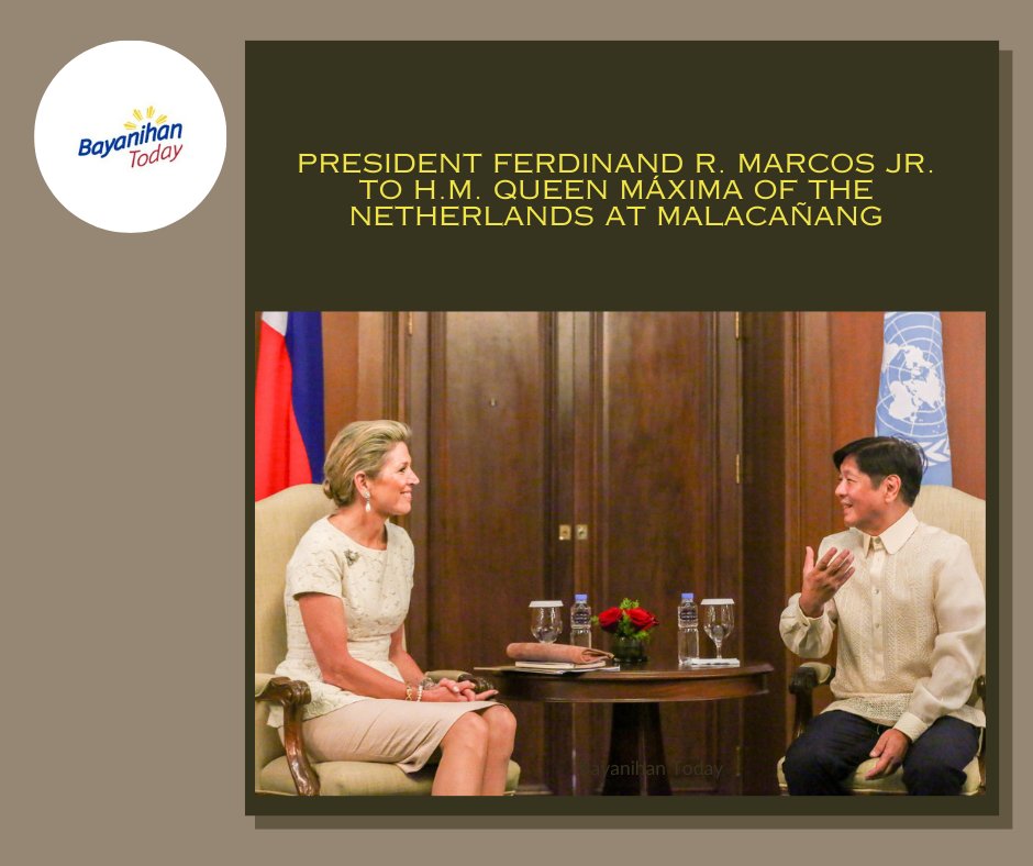 The warm welcome extended by President Ferdinand R. Marcos Jr. to H.M. Queen Máxima of the Netherlands at Malacañang today underscores the importance of inclusive finance for development. #QueenMaxima #InclusiveFinance #UNAdvocate #GlobalDevelopment