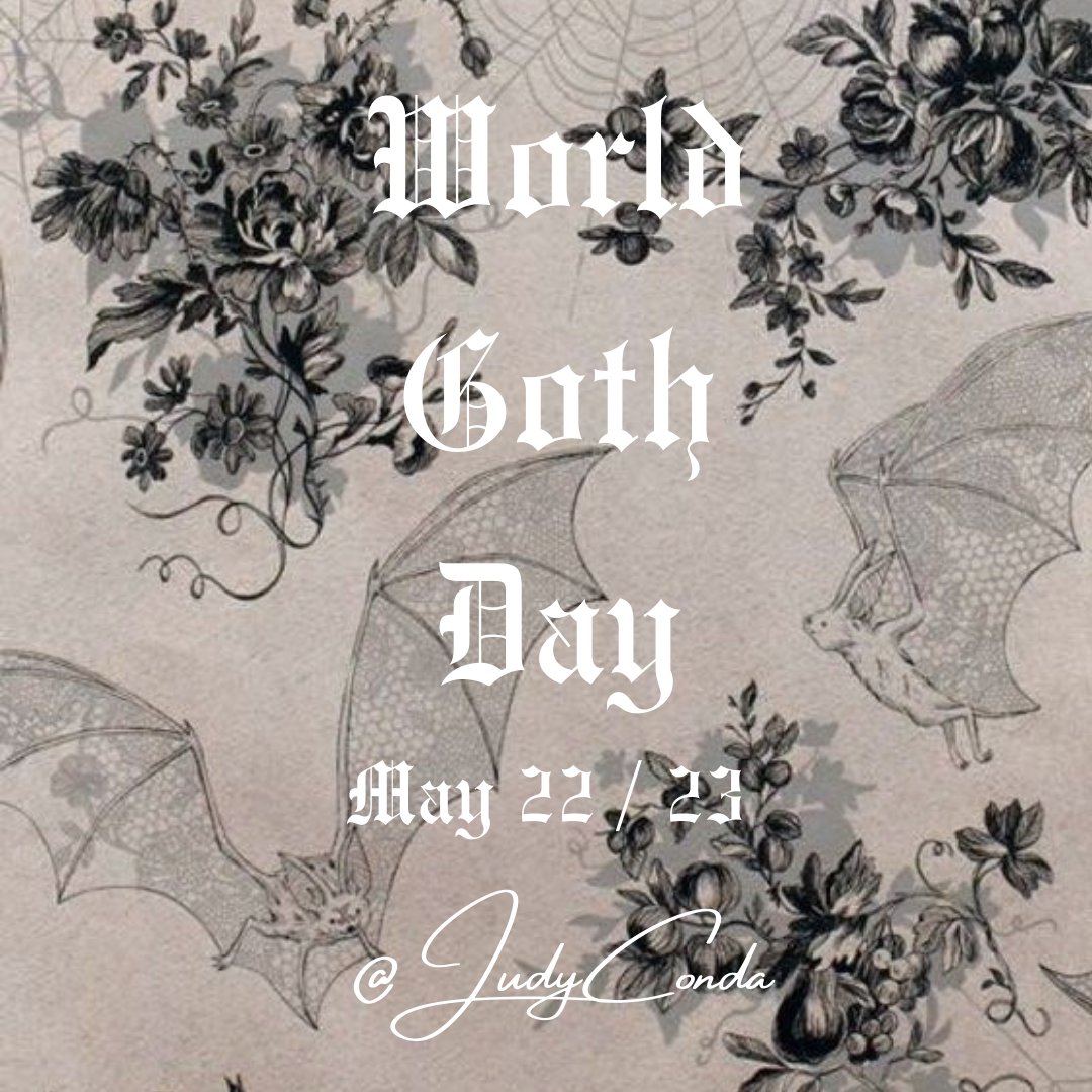 JudyConda's tweet photo. Happy #WorldGothDay π€β¨
Means NEW @tftTarot4today #GothTarot EPISODE TONIGHT / TODAY at 8:00AM US-ET / 8:00PM PH-Asia Time
SUBSCRIBE https://t.co/1TjarHLUa5
#WorldGothDay2024 #Goth #Gothic #GothicLolita #Gothica #dailyTarot #tarot #tarotcards #tarotdeck https://t.co/x8Al0NG9IF