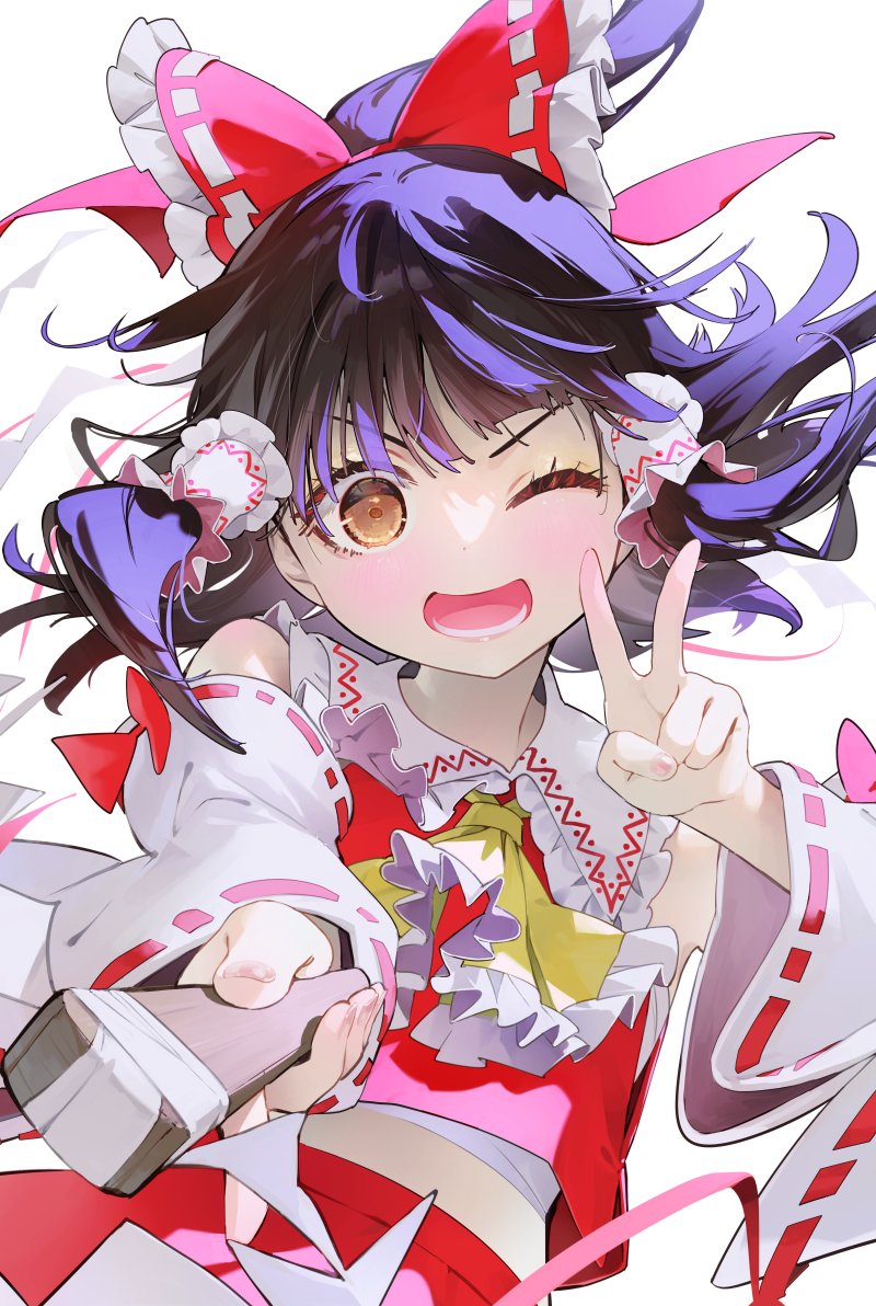 レイマリ「レイマリ 」|syuri22🍣例大祭 あ02abのイラスト