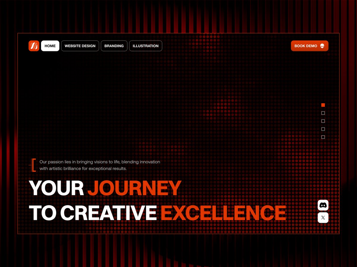 savemydsgn's tweet photo. / hero section – creative agency /                

↓ https://t.co/U8SPQLfcyo