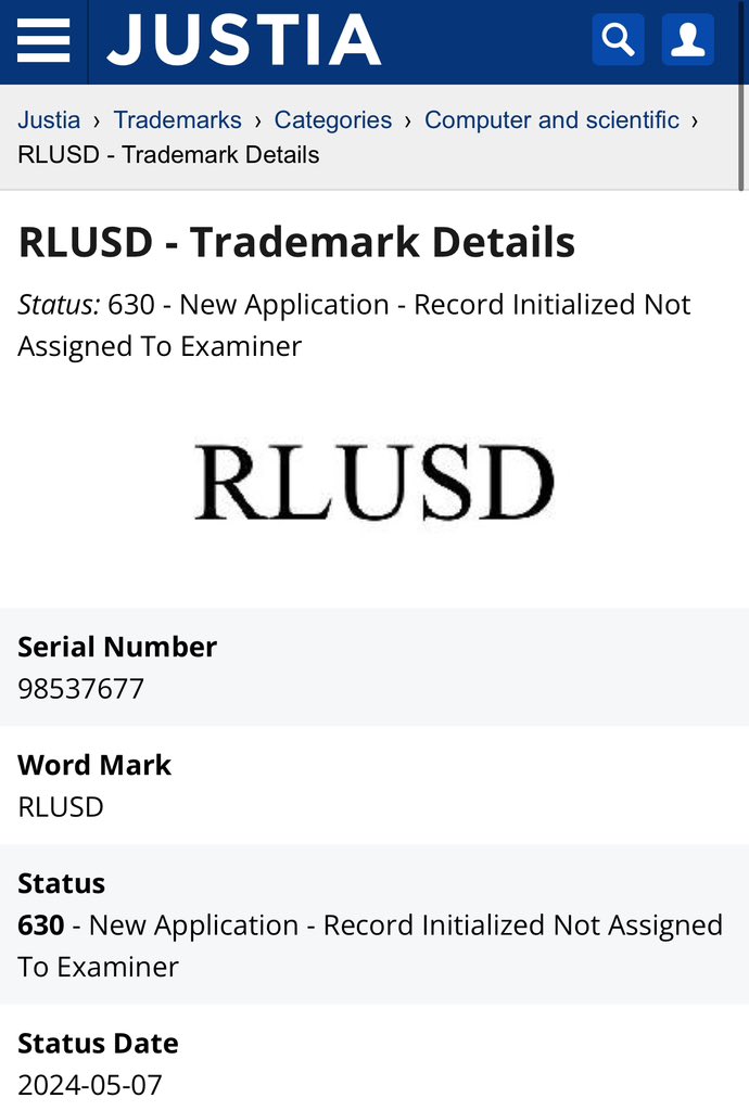 Ripple Files Trademark for RLUSD Stablecoin Instead of “USDR” or “USDX”  cryptonews.net/news/altcoins/…