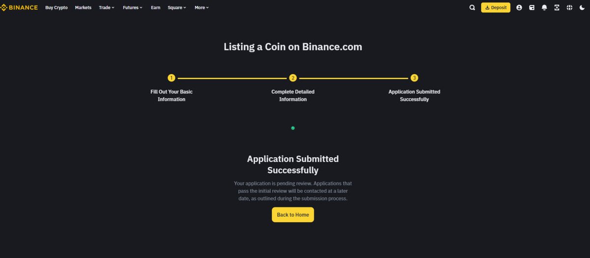 Dear #NFTBOOKS family,

Following <a href="/binance/">Binance</a> 's announcement : 
binance.com/en/support/ann…  that they will support the listing of small and medium-sized projects, we have submitted the application for NFTBOOKS to them just a few minutes ago. 

We have noticed quite a few questions