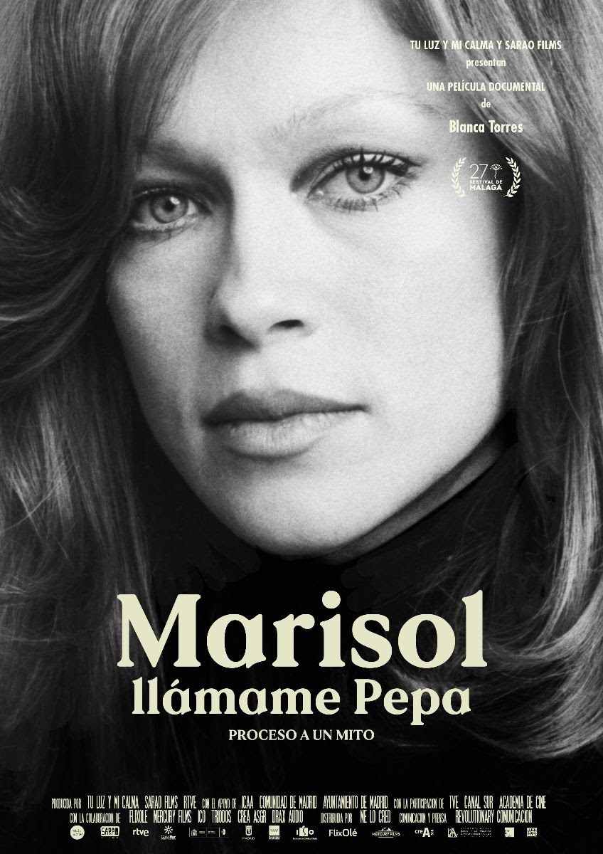 El documental #MarisolLlámamePepa

Un retrato de su fuerza por alcanzar la dignidad de la mujer en el mundo del cine 
La lucha de Pepa Flores por ser ella más allá de ser artista
@saraofilms