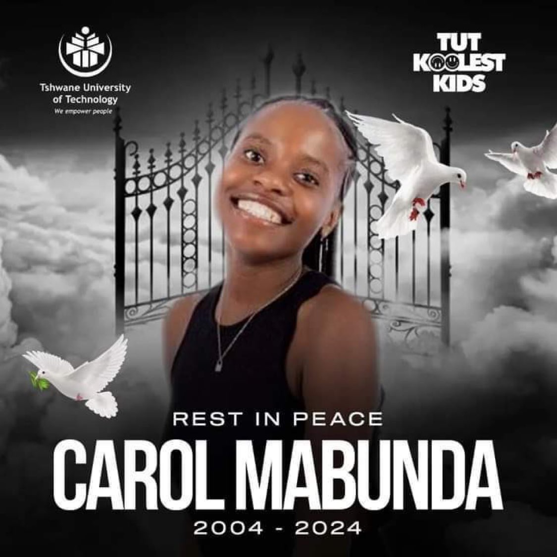 We still sad of the passing of one of our own Carol Mabunda 🕊️ The VC of TUT must answer us. #Justice4CarolMabunda 
MakarapaDay