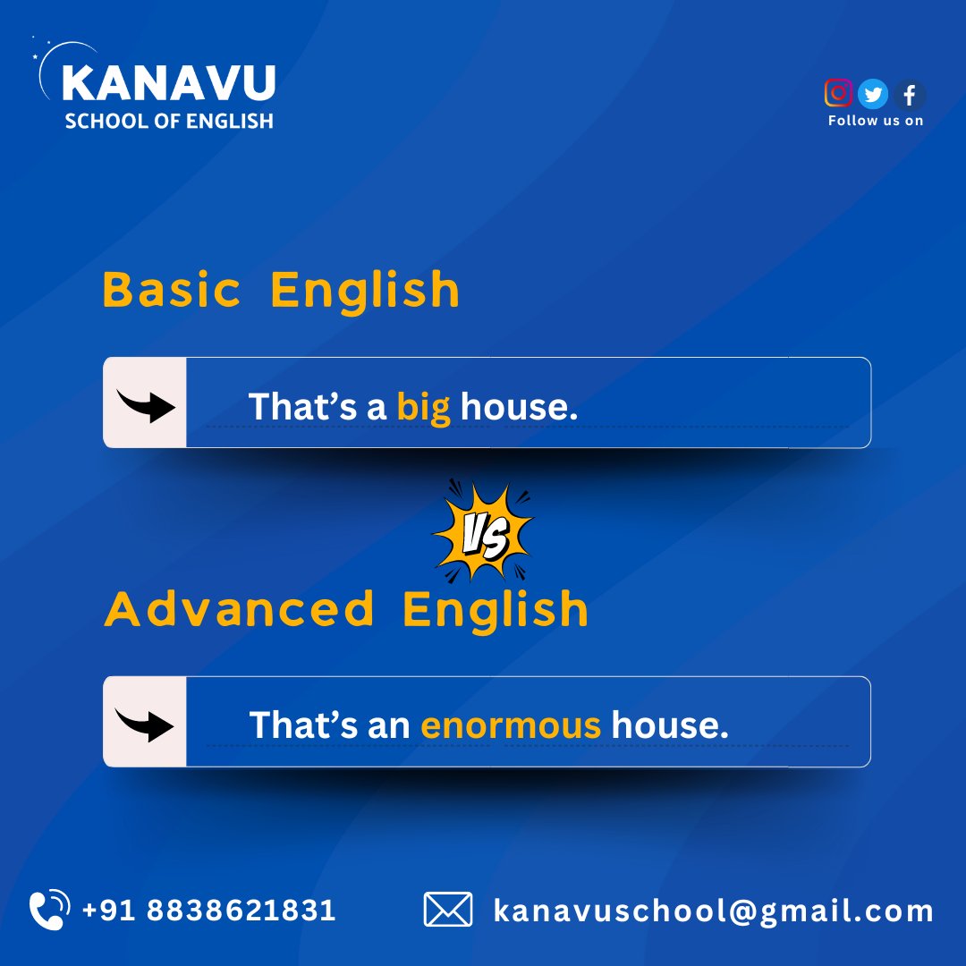 ✅ To Know more interesting Advanced English content,

FOLLOW Us.👍
#thekanavuschoolofenglish #spokenenglishclasses #QuizChallenge #interesting #interesting #fun #studyenglishglish #learningenglishonline