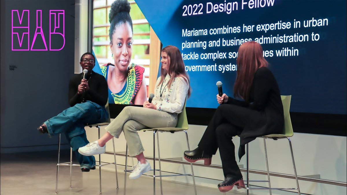 Hear from three generations of MAD Design Fellows — Clemence Couteau, Mariama N'diaye, and Alexandra Rieger — in conversation discussing their design work centered around the theme of 'Bodies.' @bosdesignweek @mitmuseum @MITSloan @medialab @MITdusp buff.ly/3K1Nwo0