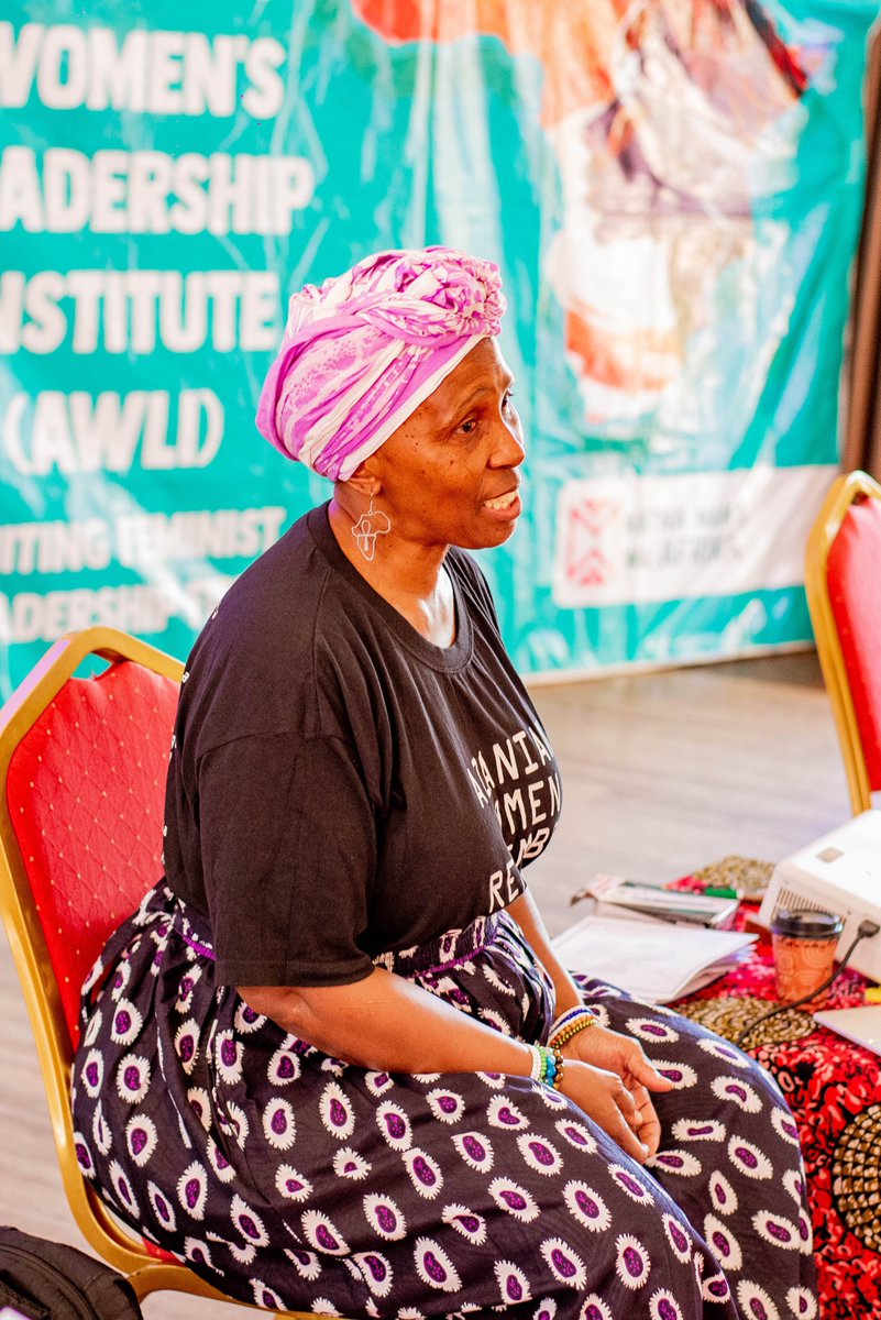 📌It is day 3 of #FeministClimateJustice #AWLI at The African Women's Leadership Institute. We are honored to host and learn at the feet of Afroccentric decolonial scholar, writer and advocate, lover of Afrika Hon. Khanyisile Litchfield Tshabalala.