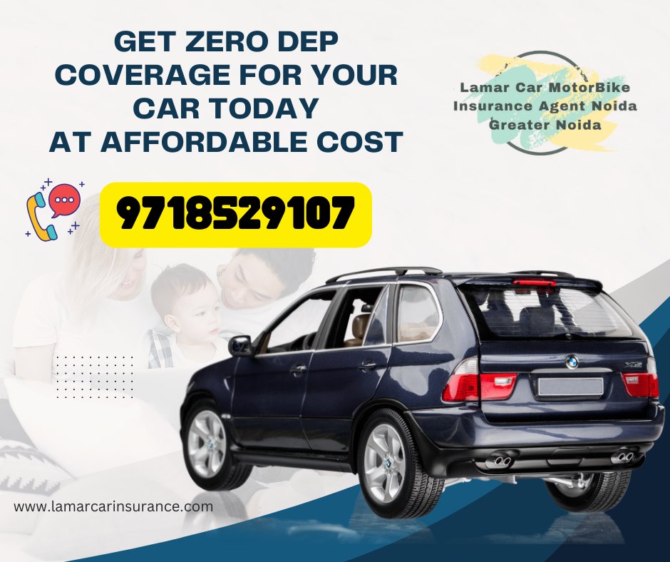 Get Zero dep Insurance Coverage for your vehicle at affordable cost at 'Lamar Car Motor Bike Insurance Agent Noida Greater Noida' Email us at lamarcarinsuranceagent@gmail.com or call us at # 9718529107 # to get more info.
#carinsurance #Autoinsurance #fourwheelerinsurance