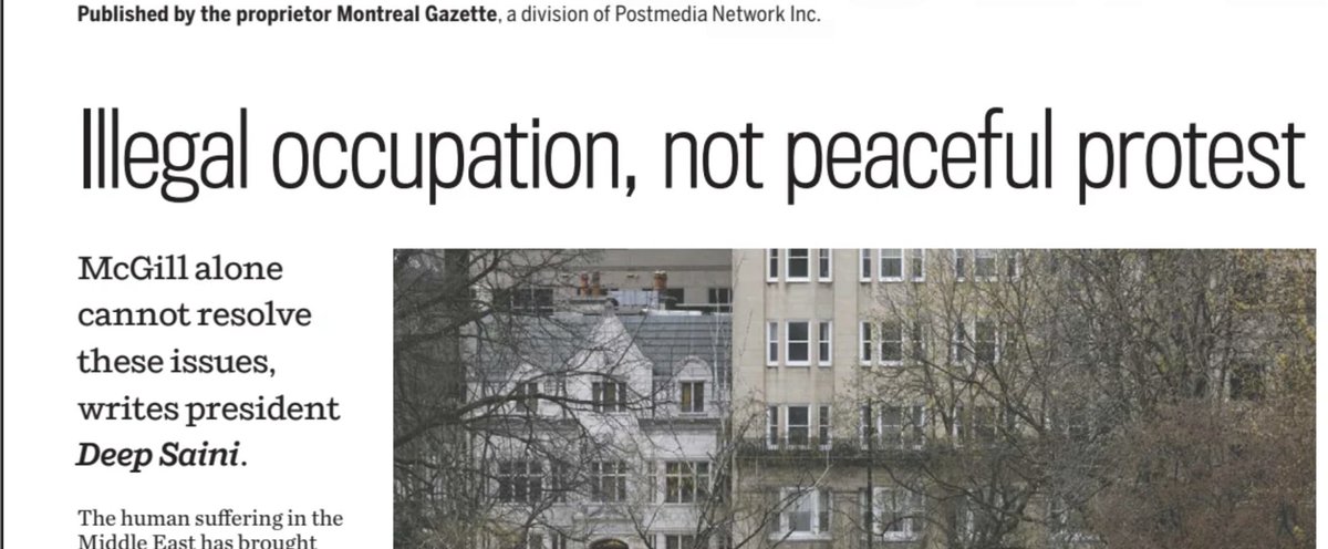 There’s no right to camp on private property and, at a certain point, you’d think McGill will be granted an injunction by the Courts