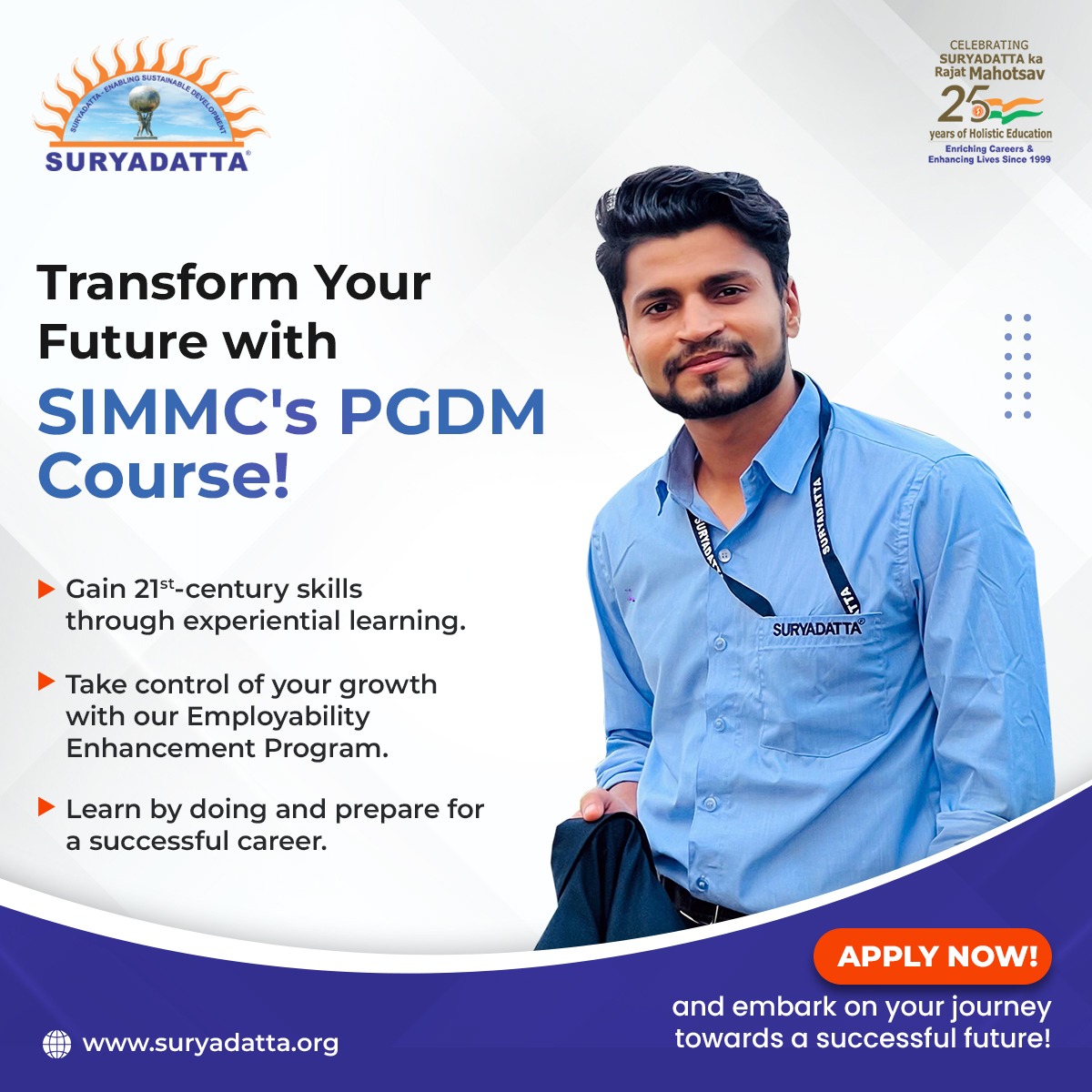 Suryadatta_Pune's tweet image. Accelerate your career with our SIMMC&apos;s PGDM program! Apply now for success. Our program equips you with the skills for a bright future. Don&apos;t miss this opportunity. Join us today!

#PGDMProgram #CareerAccelerator #JoinSIMMC #FutureSuccess #SkillDevelopment #ApplyNow