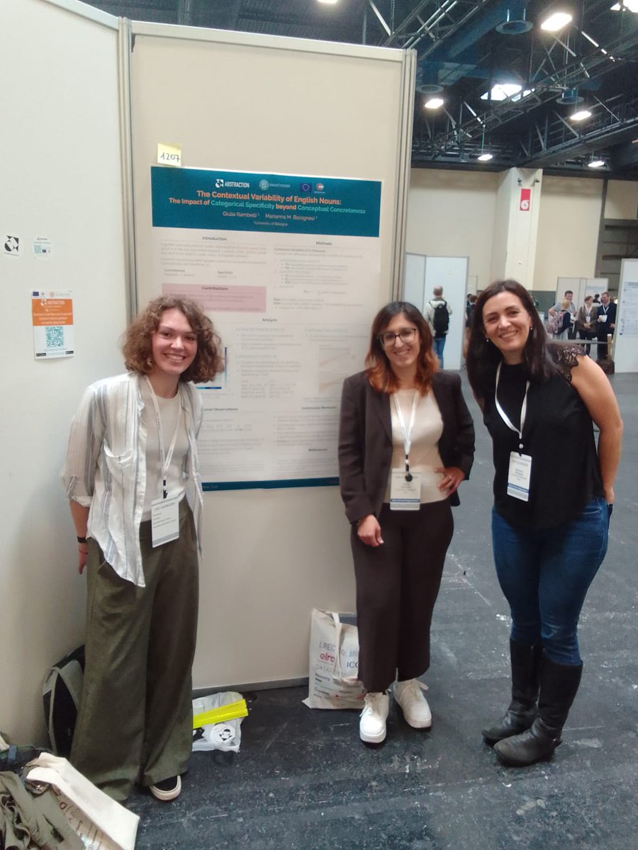 Abstraction Project ERC-StG (@abstraction_erc) on Twitter photo Abstraction at <a href="/LrecColing/">LREC COLING 2024</a> 2024 in Torino.
With <a href="/g_rambelli/">Giulia Rambelli (she/her)</a> and <a href="/claudia_collac/">Claudia Collacciani</a> Abstraction at <a href="/LrecColing/">LREC COLING 2024</a> 2024 in Torino.
With <a href="/g_rambelli/">Giulia Rambelli (she/her)</a> and <a href="/claudia_collac/">Claudia Collacciani</a>