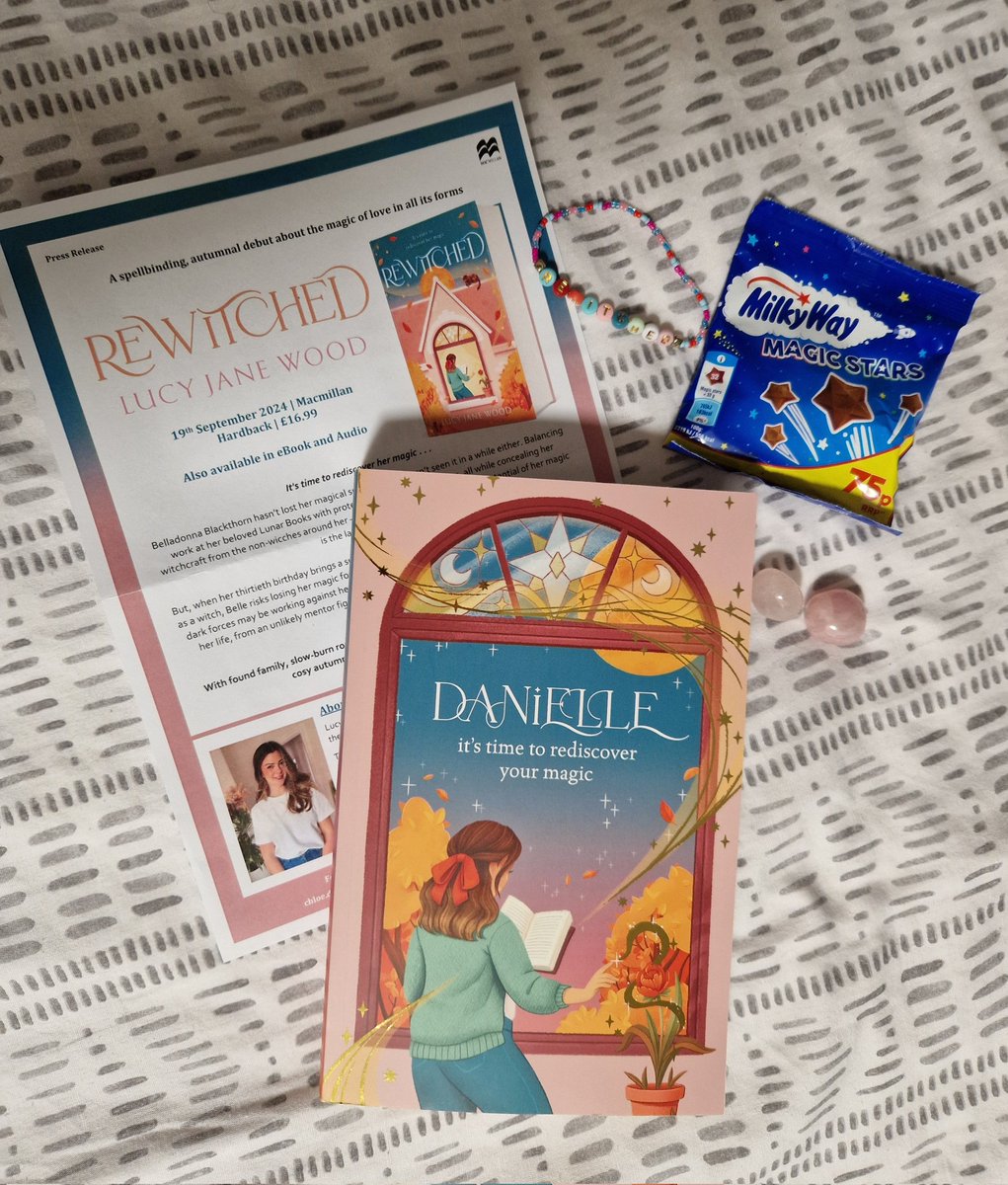 It's what you've been waiting for! This bewitching proof PR drop from the fab team at @panmacmillan, @chlodavies97 & co for @LucyJaneWood's September #Debut #Rewitched ✨️ I feel special, and this book is special, so match made in magic 🩷 I'll be reviewing in @TheDebutDigest!