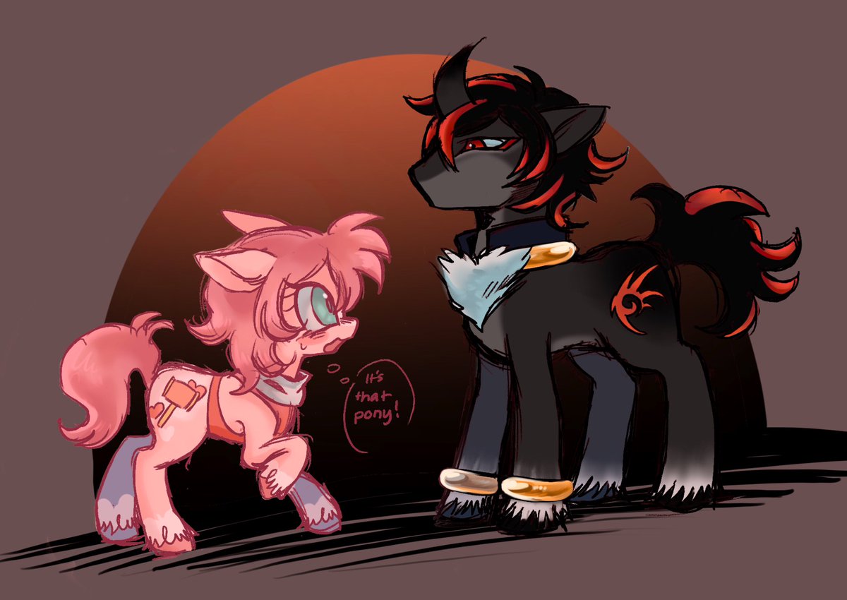 MochaPee_slay's tweet photo. I don't have it in me to finish sorryyy, first encounter tho!!
#shadamy #shadowthedgehog #amyrose #ponies #mulittlepony #eeeek 💖🖤 https://t.co/QjxHkwrbD8