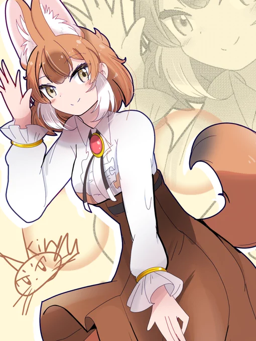 ドールですっ!#けものフレンズ #けもフレ 