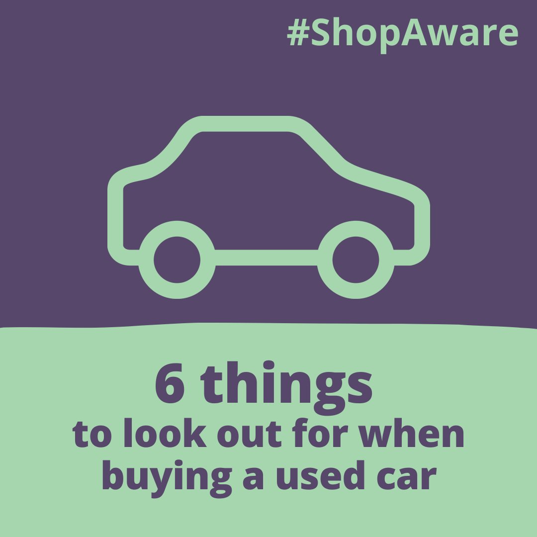 ✅ When buying a used car, make sure you know what to look out for. These 6 checks can help you save money down the road and help you get a car that doesn’t break down Be #ShopAware ⤵️ youtube.com/watch?v=USqIMb…