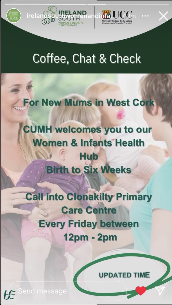Looking forward to welcoming new families to our West Cork HUB this Friday