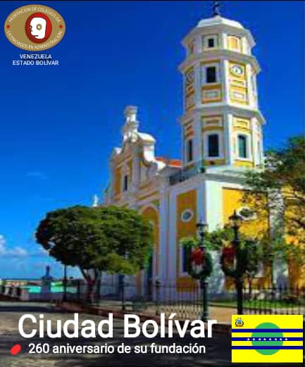 Clabdelbol's tweet photo. Celebremos los 260 años de Ciudad Bolívar, sublime capital.! https://t.co/VB8EY2wvSe