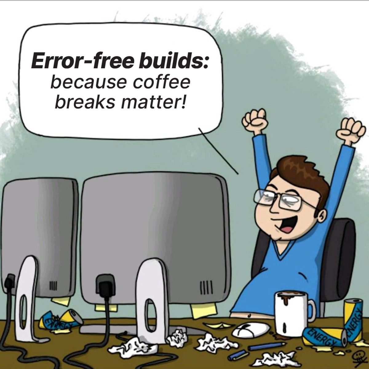 Enjoy your coffee and say "Good morning" to FlyCI Wingman! ☕️

#DevLife #FlyCIWingman #AI #CI 

FlyCI Website 🔗flyci.net/?utm_source=tw…