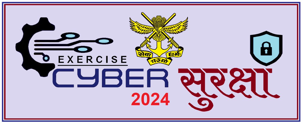 General Anil Chauhan, #CDS witnessed the conduct of '𝐄𝐱 𝐂𝐲𝐛𝐞𝐫 𝐒𝐮𝐫𝐚𝐤𝐬𝐡𝐚-𝟐𝟎𝟐𝟒', a comprehensive integrated multi organisation exercise, aimed to further develop #CyberDefence Capabilities & work towards a unified & robust Cyber Defence Framework. #CDS highlighted
