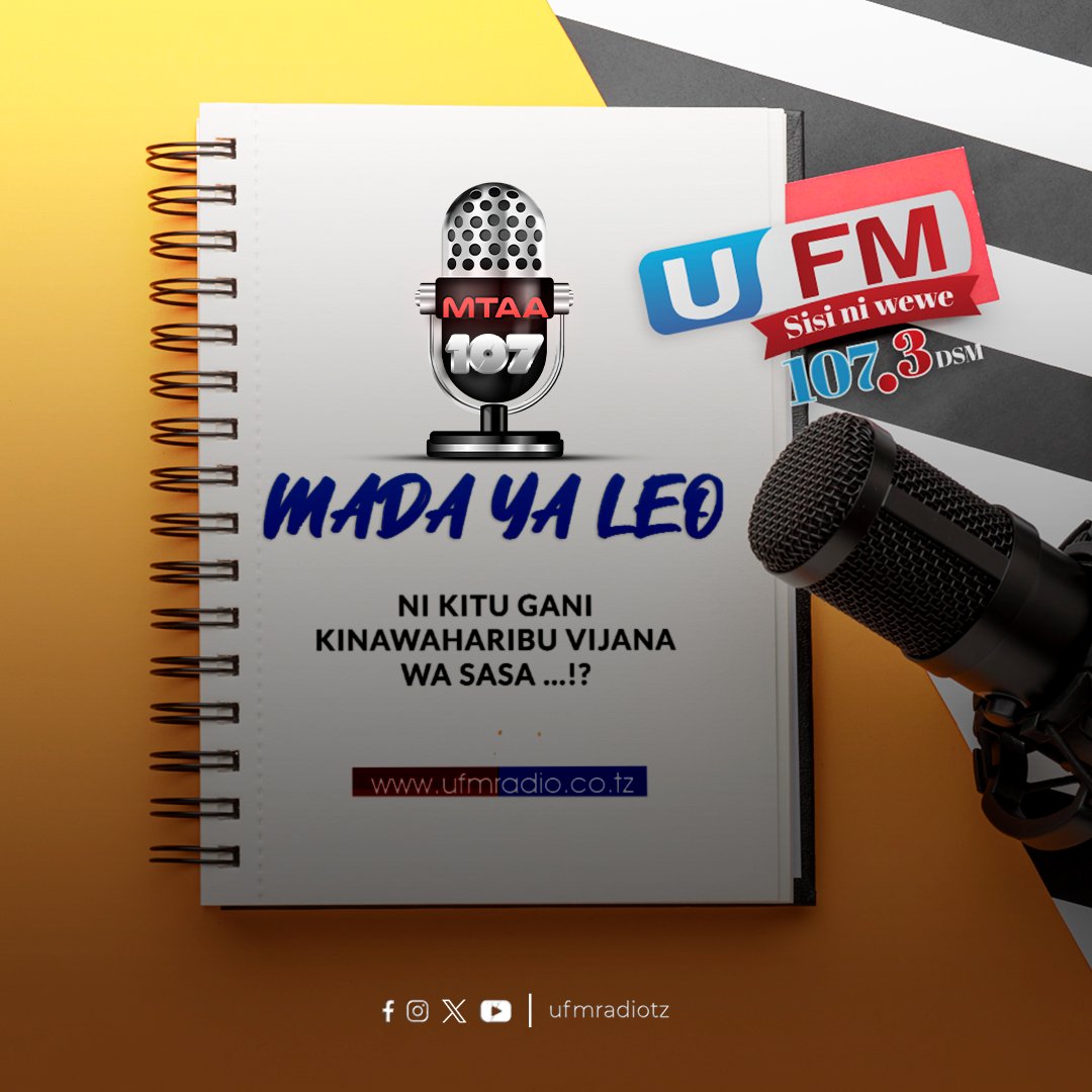 Tutumie maoni yako nasi tutayasoma kupitia kipindi cha Mtaa 107 itakapofika saa 8:00 hadi 10:00 jioni ukiwa na @iam_rehemakhalifa @timothychelula na kwenye moja na mbili ni @dj_dwhite1 #UFMBurudaniZaidi #Mtaa107 #UFMBurudani #SisiNiWewe @azamtvburudani @azamtvtz