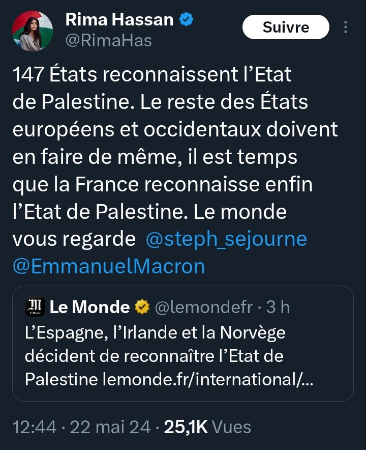'il est temps que la France récompense les efforts du Hamas'
#TraduisonsLes