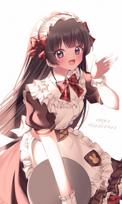 「hair ornament maid」 illustration images(Latest)