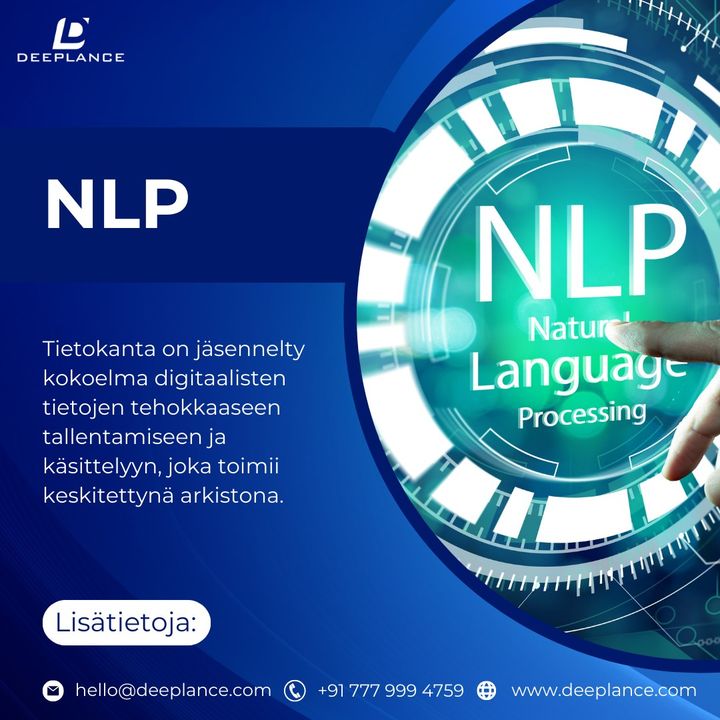 deeplanceOffici's tweet image. NLP tekoälyssä kokonaisvaltaiseen tekstin ymmärtämiseen ja luomiseen.

#naturallanguageprocessing #humanliketext #tiedot #tietokeskus #finland #helsinki #deeplance #finlandFI #suomi