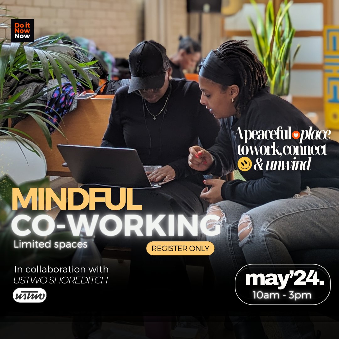 Need a change of environment? There are just a few spaces left for our Mindful Co-working event taking place this Friday with opportunities to network and connect with like-minded people. Lunch will also be provided.

Register for free now!
l8r.it/j6uO