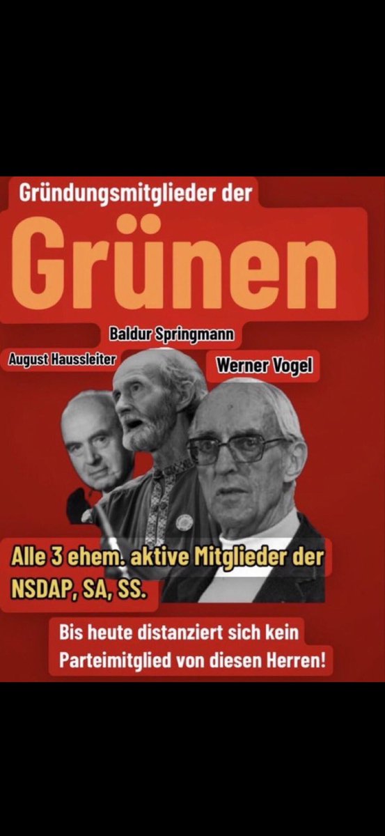 @AnAudretsch Was gerade so alles passiert wie Zensur, Gegner mundtot machen, also das, was der VS alles unternimmt, ist genau das, was die Nazi's damals taten, die Stasi hat es weiter getan und ist undemokratisch. Was bitte, tut die AfD? Nichts dergleichen.